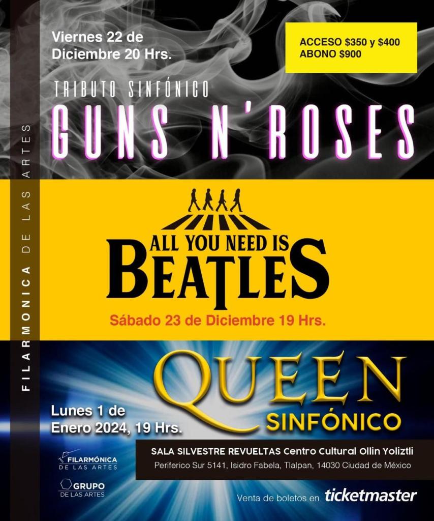 • Los conciertos se llevarán a cabo en la Sala Silvestre Revueltas del Centro Cultural Ollin Yoliztli